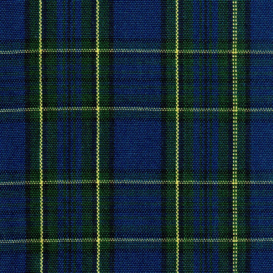 Tela Dacron azul con diseño a cuadros tartán, ideal para uniformes escolares e institucionales (SchoolLine)