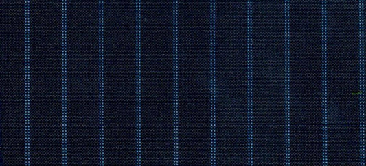 Tela 13002478 Dacron azul con rayas verticales claras; ideal para uniformes escolares e institucionales, SchoolLine