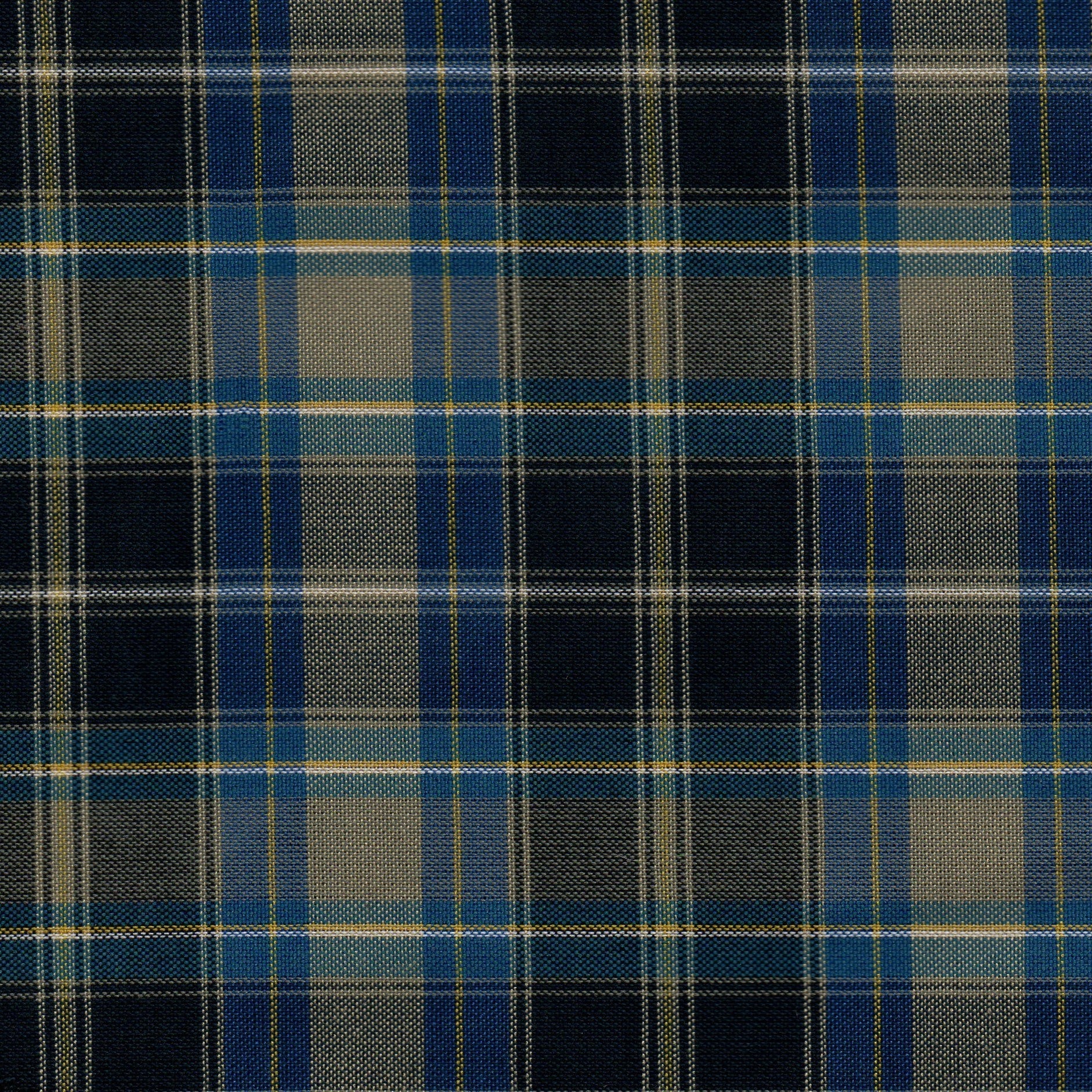 Tela 13002486 Dacron uniforme azul marino con cuadros tartán; ideal para uniformes escolares e institucionales, SchoolLine.
