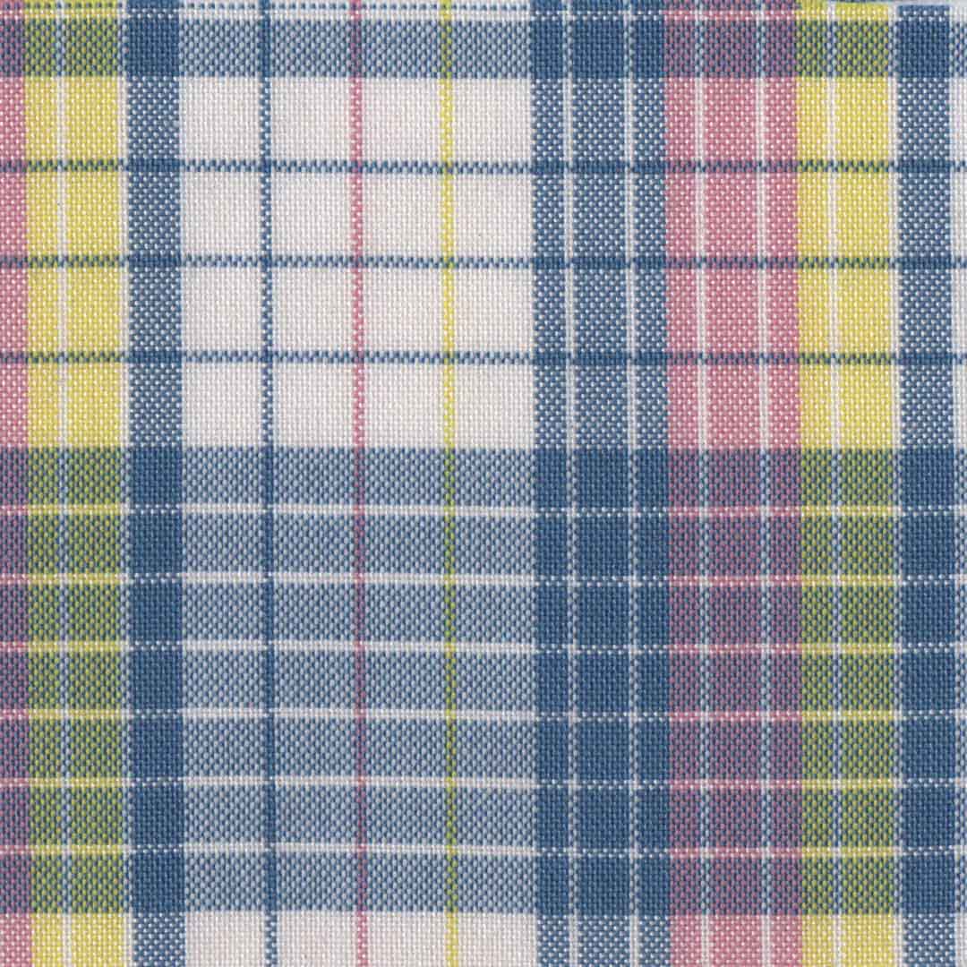 tela para uniforme en dacron en colores pastel, rosa amarillo, azul y blanco 