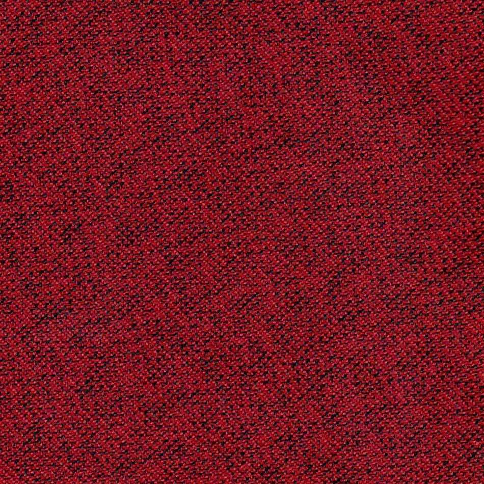 Tela de uniforme en acabado moline en color rojo con detalles negros para uniformes escolares
