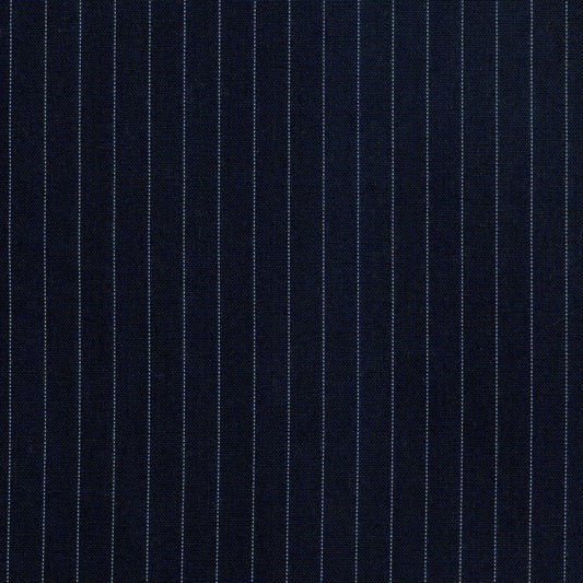 Tela Dacron especial SchoolLine azul marino con rayas, ideal para uniformes escolares e institucionales