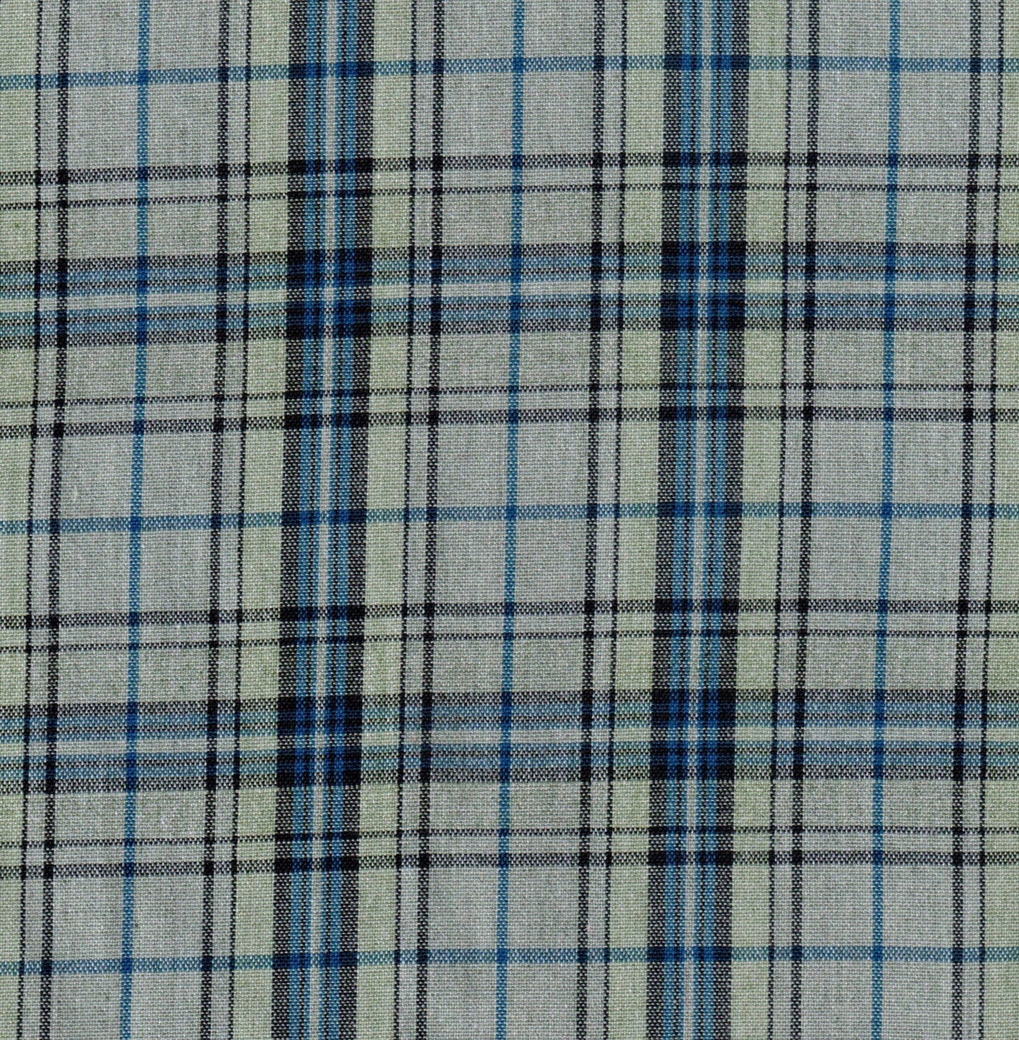 Tela SchoolLine 13014007 Dacron beis con cuadros beige, azul y negro; perfecta para uniformes escolares e institucionales.