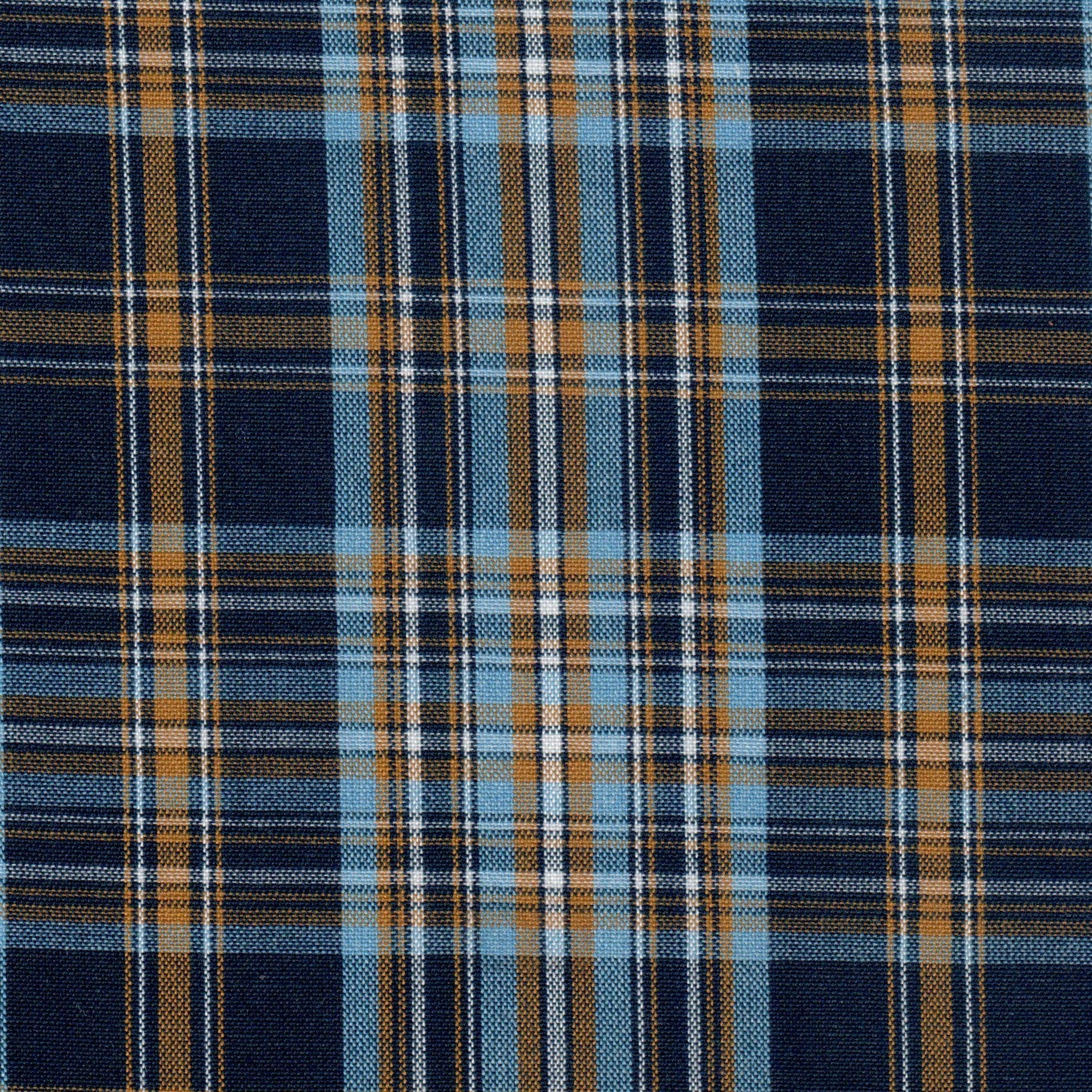 Tela 13014014 Dacron jaspeado azul y marrón de SchoolLine, tela para uniformes escolares e institucionales.