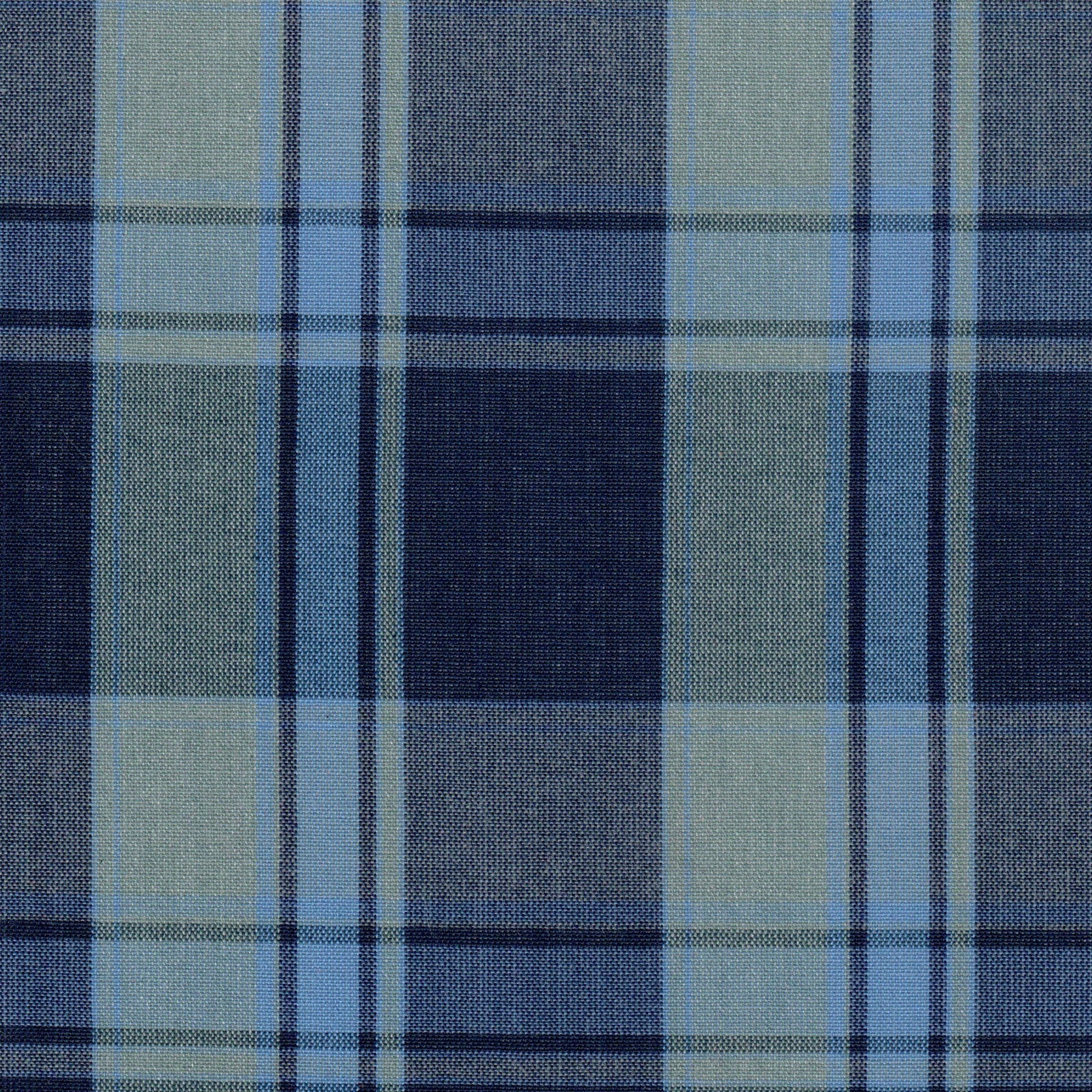 Tela 13014017 Dacron azul marino y azul claro, cuadros jaspeados; ideal para uniformes escolares e institucionales SchoolLine.