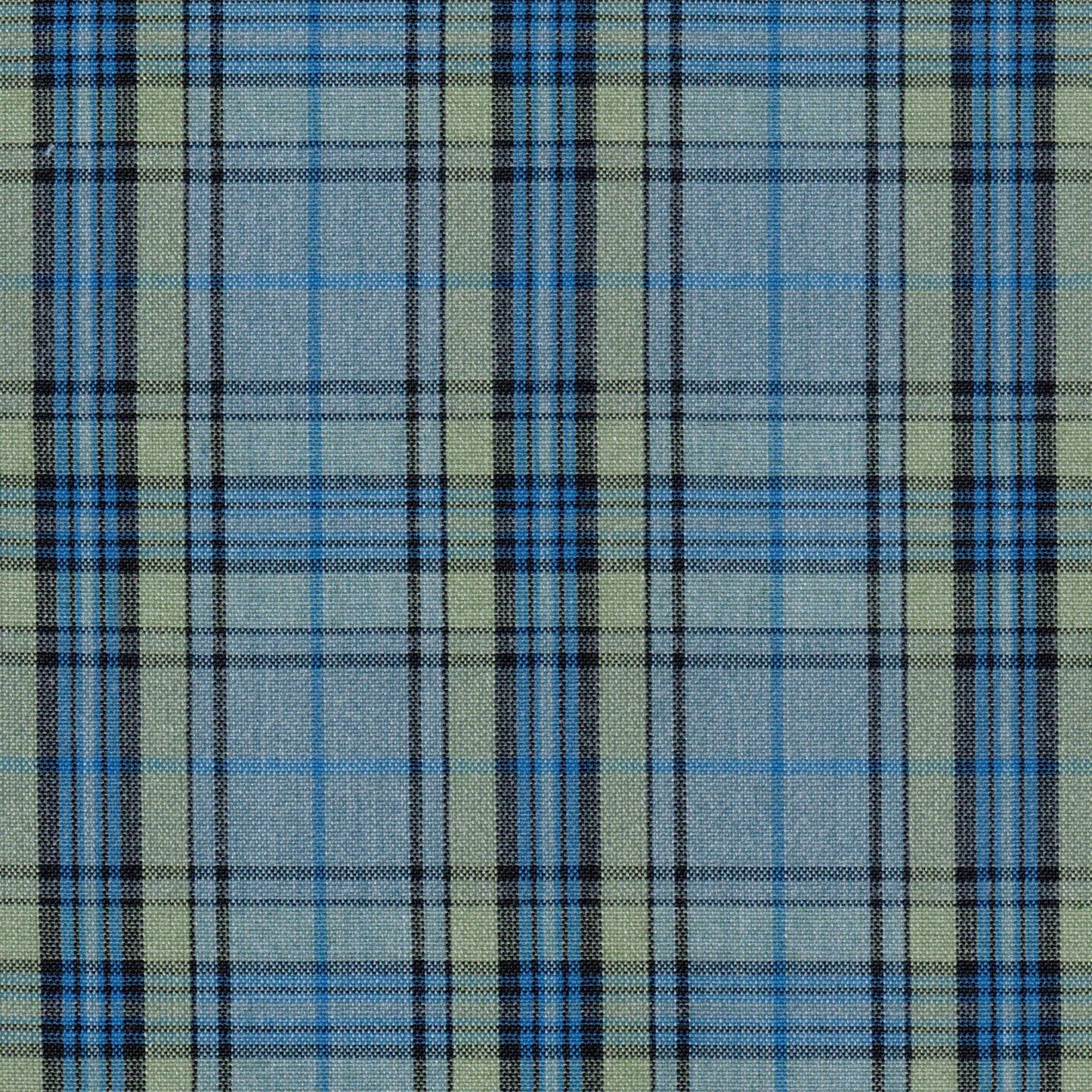Tela SchoolLine 13014021: jaspeada azul/beige a cuadros; tela escolar duradera para uniformes institucionales.