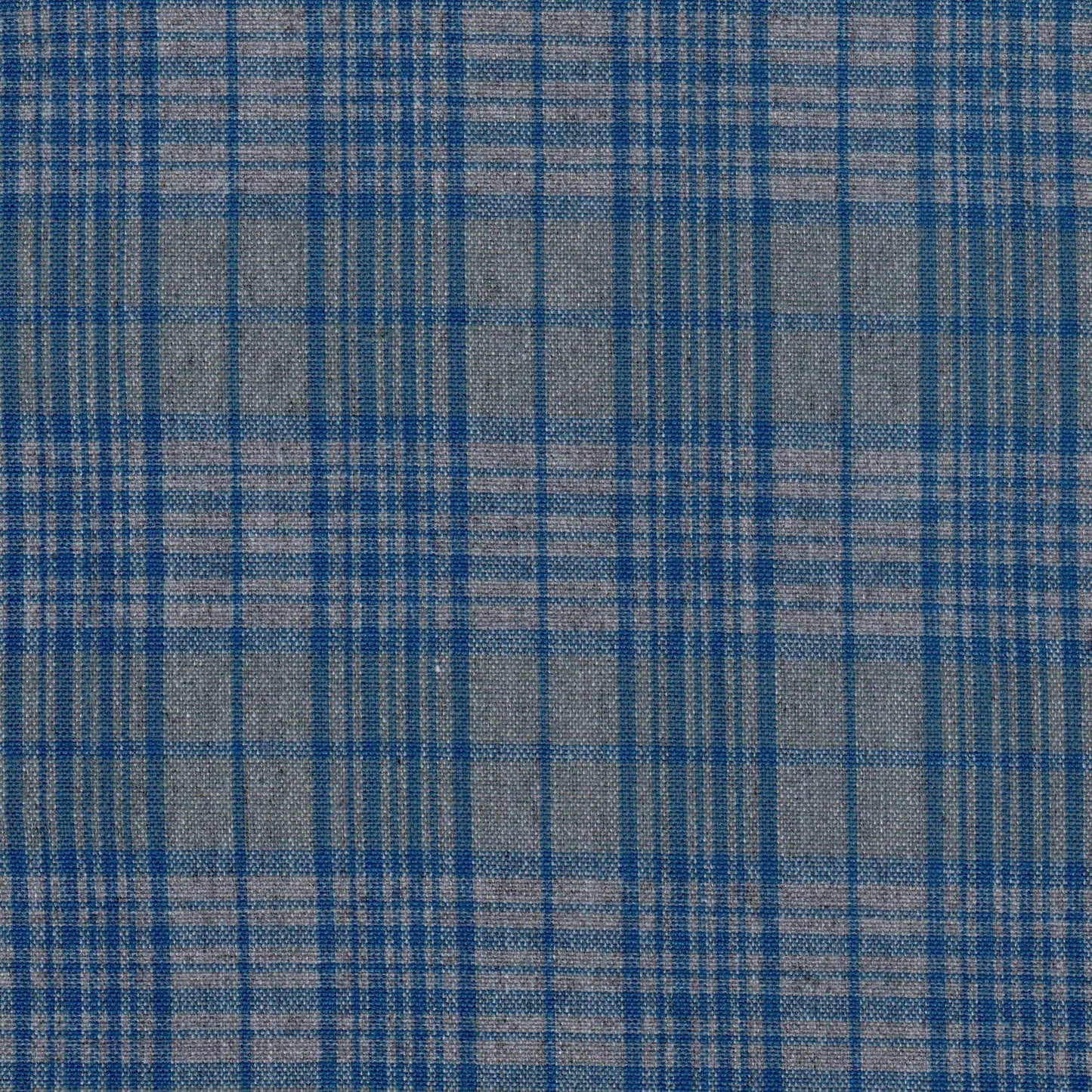 Tela 13014025 Dacron uniforme jaspeado azul y gris a cuadros, ideal para uniformes escolares e institucionales SchoolLine