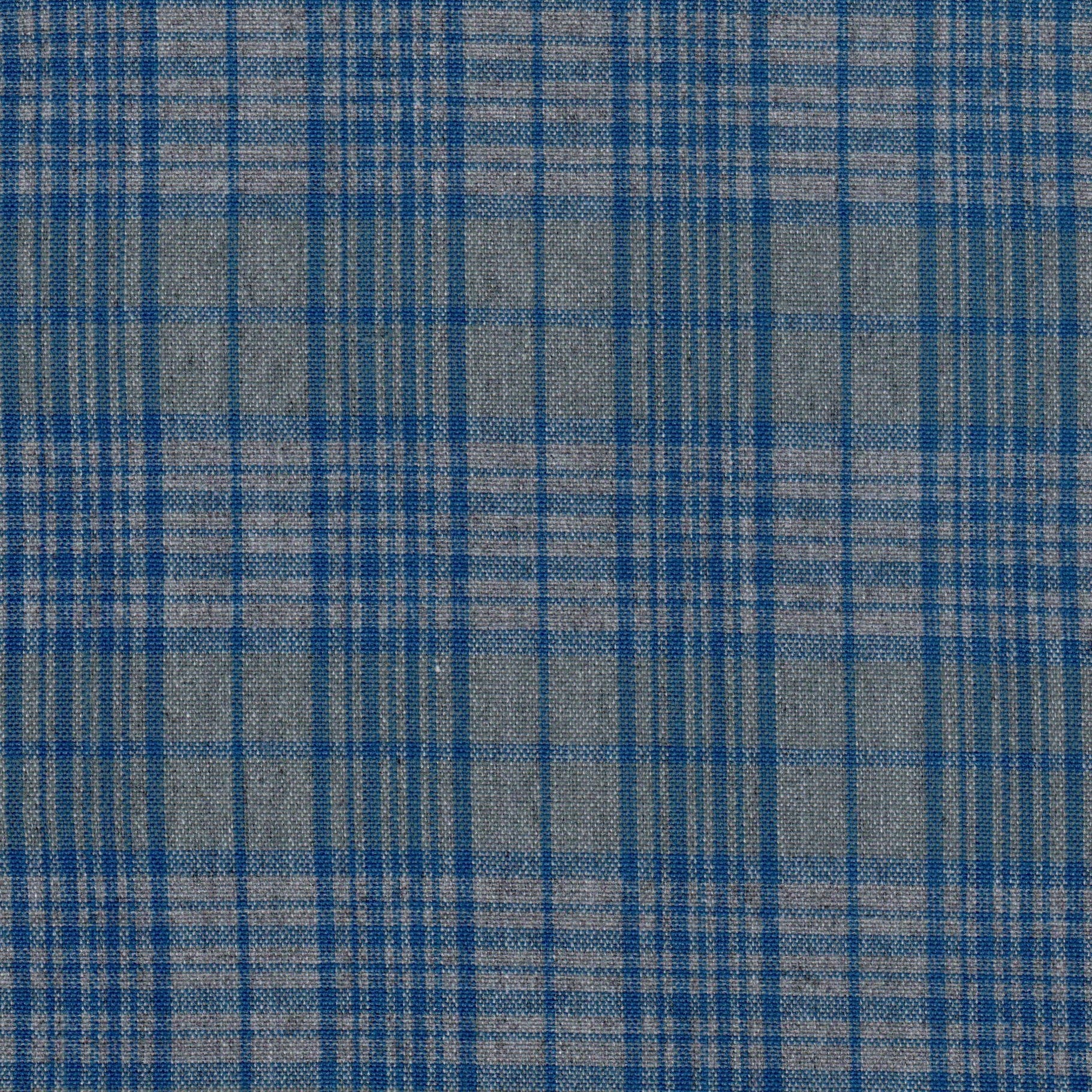 Tela 13014025 Dacron uniforme jaspeado azul y gris a cuadros, ideal para uniformes escolares e institucionales SchoolLine