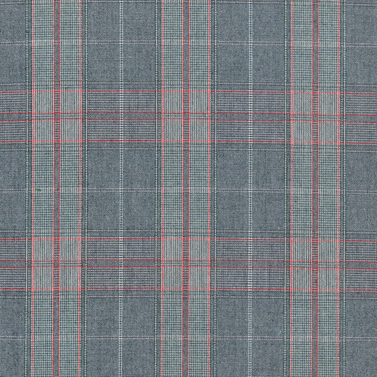 Tela jaspeada gris carbón con Dacron para uniformes escolares, SchoolLine.