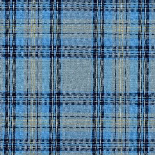 Tela jaspeada Dacron azul y azul claro para uniformes escolares e institucionales, SchoolLine