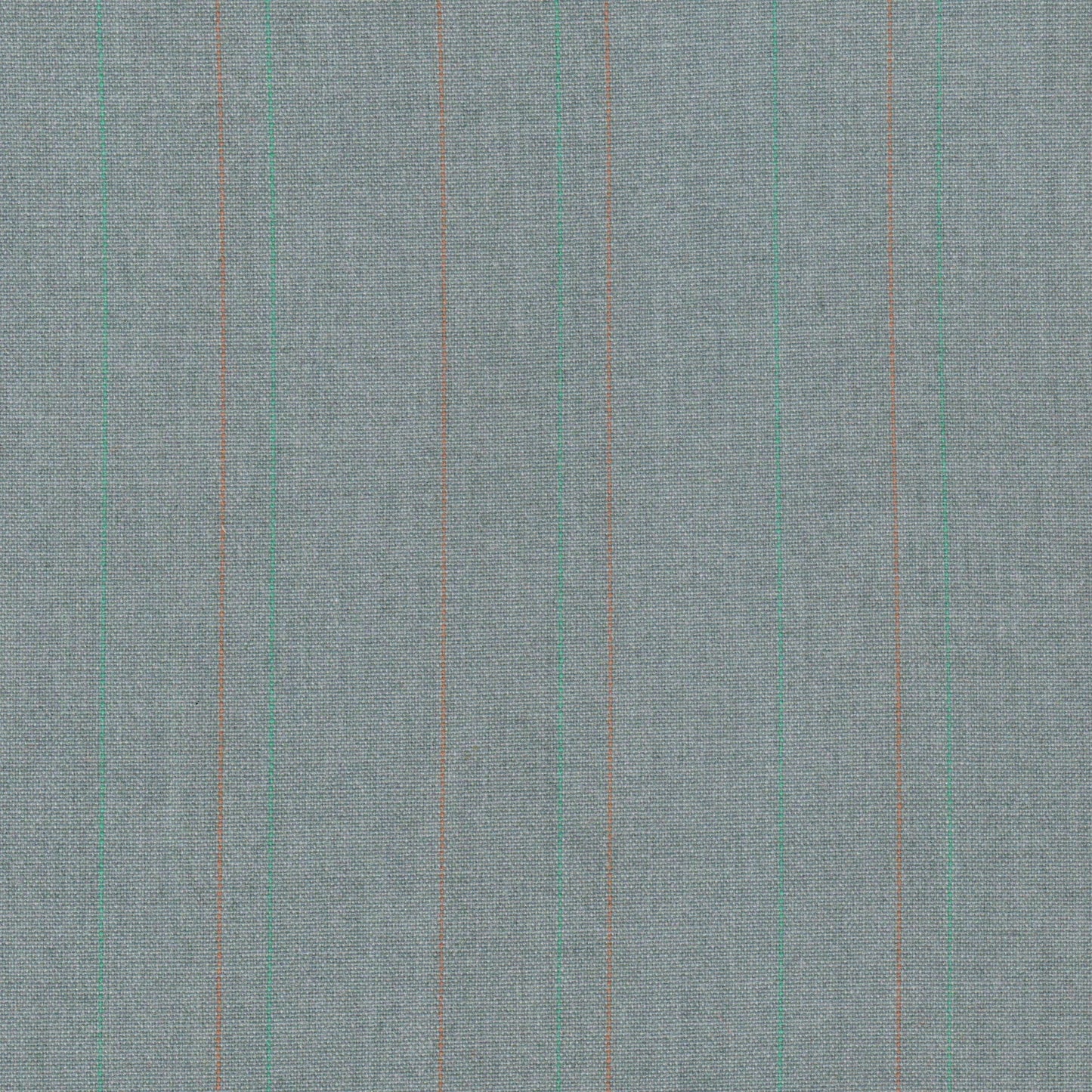 Tela SchoolLine 13018001 jaspeada gris con rayas verde y naranja; ideal para uniformes escolares e institucionales.