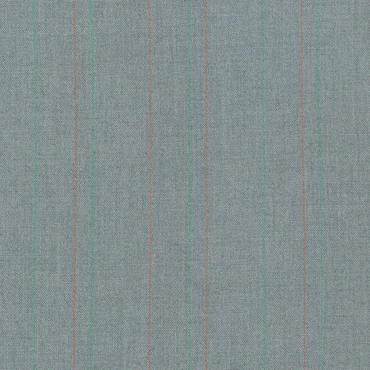 Tela SchoolLine 13018001 jaspeada gris con rayas verde y naranja; ideal para uniformes escolares e institucionales.