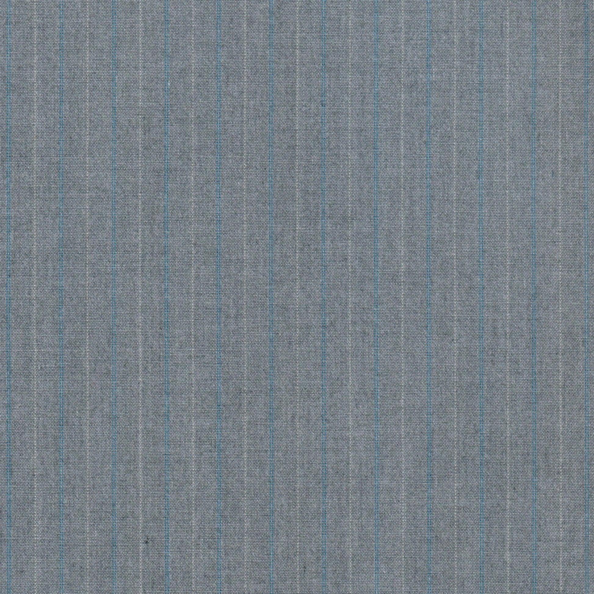 Tela SchoolLine 13018009 para uniformes escolares; gris azulado con vetas y finas líneas azules.