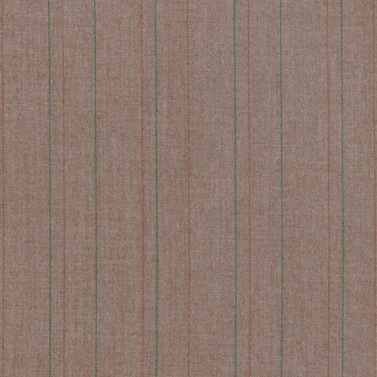 Tela 13018020 High school para uniforme de SchoolLine, tela jaspeada marrón con líneas verde y naranja