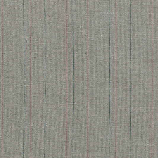 Tela SchoolLine para uniformes escolares; jaspeado gris con líneas azules y rojas, tela texturizada para artes y manualidades.