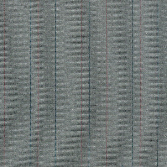 Tela jaspeada gris con líneas azules y rojas; ideal para uniformes escolares e institucionales de SchoolLine.