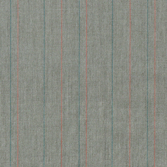 Tela jaspeada gris con rayas rojas y azules; ideal para uniformes escolares e institucionales SchoolLine.