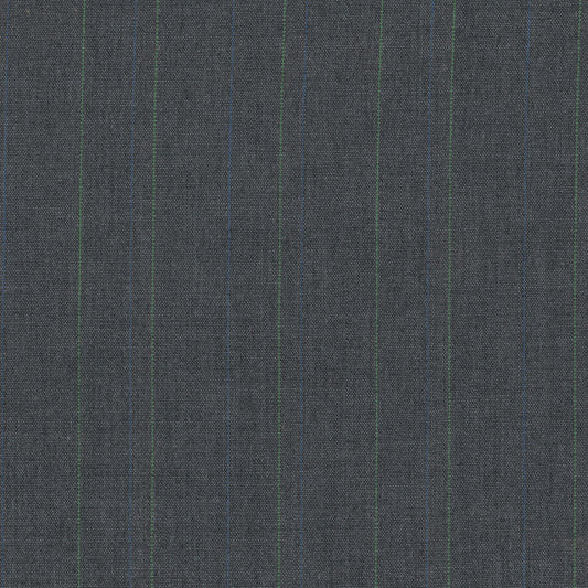 tela de uniforme en color gris con lineas azules y verdes ideal para faldas y pantalones escolares