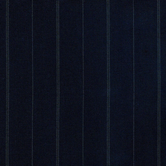 Tela SchoolLine 13021021 tafetán jacquard azul con rayas verticales, ideal para uniformes escolares e institucionales.