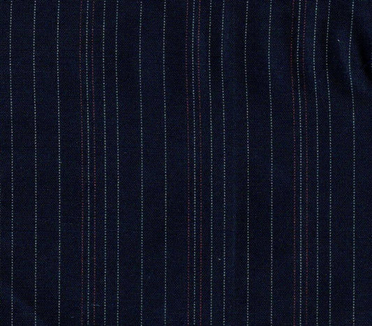 Tela jacquard azul marino con rayas finas, ideal para uniformes escolares e institucionales SchoolLine