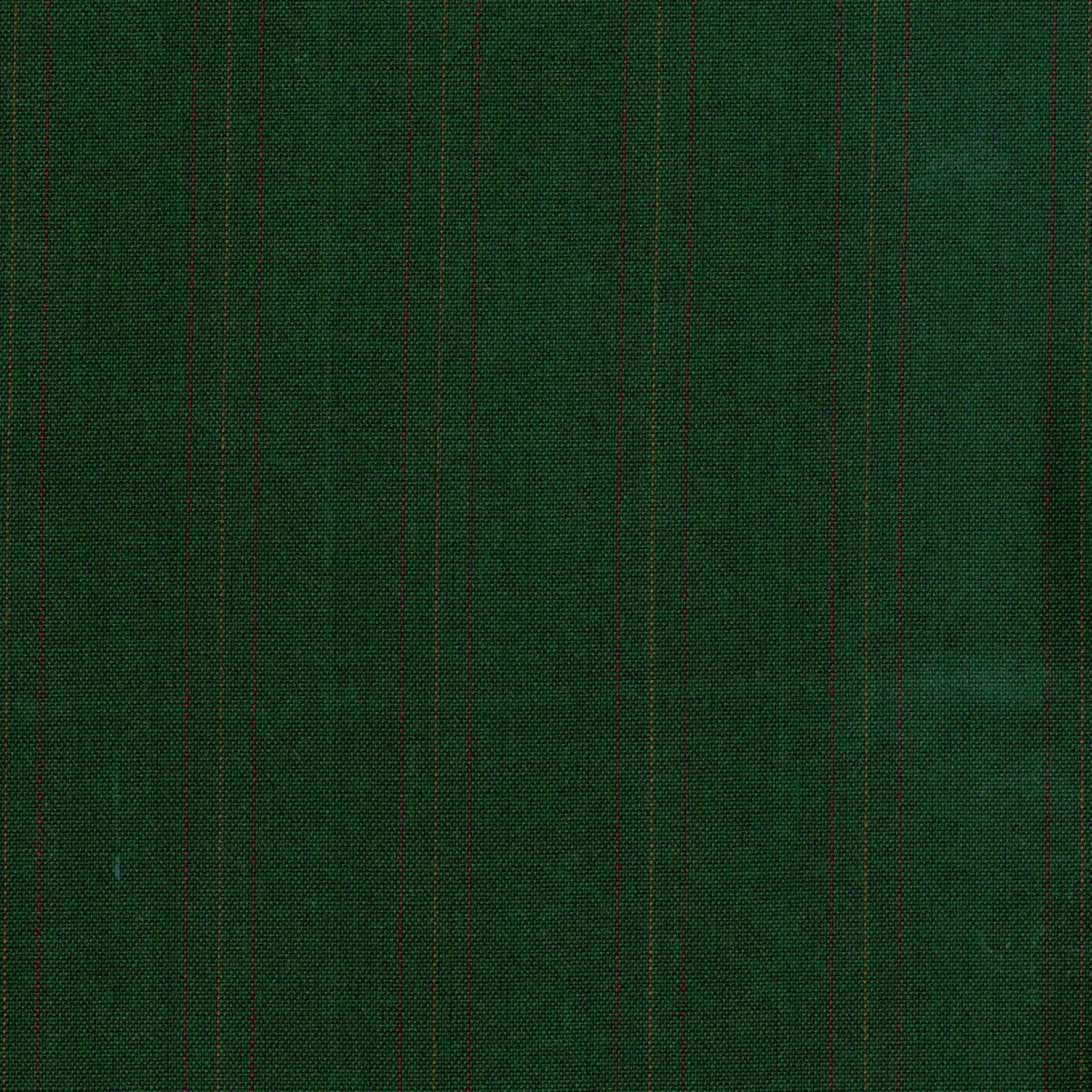 Tela jacquard tafetán verde oscuro con rayas rojas, ideal para uniformes escolares SchoolLine