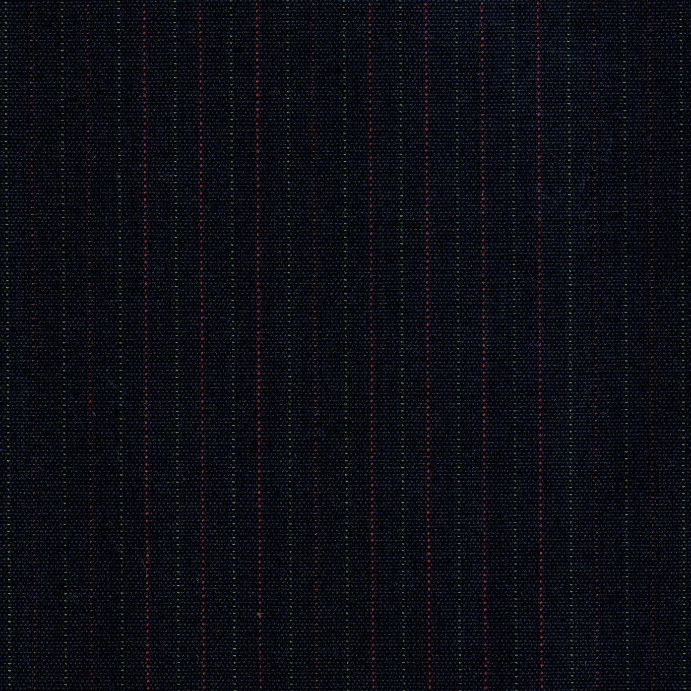 Tela Jacquard tafetán poly Kent para uniforme SchoolLine, fondo oscuro con finas líneas rojas