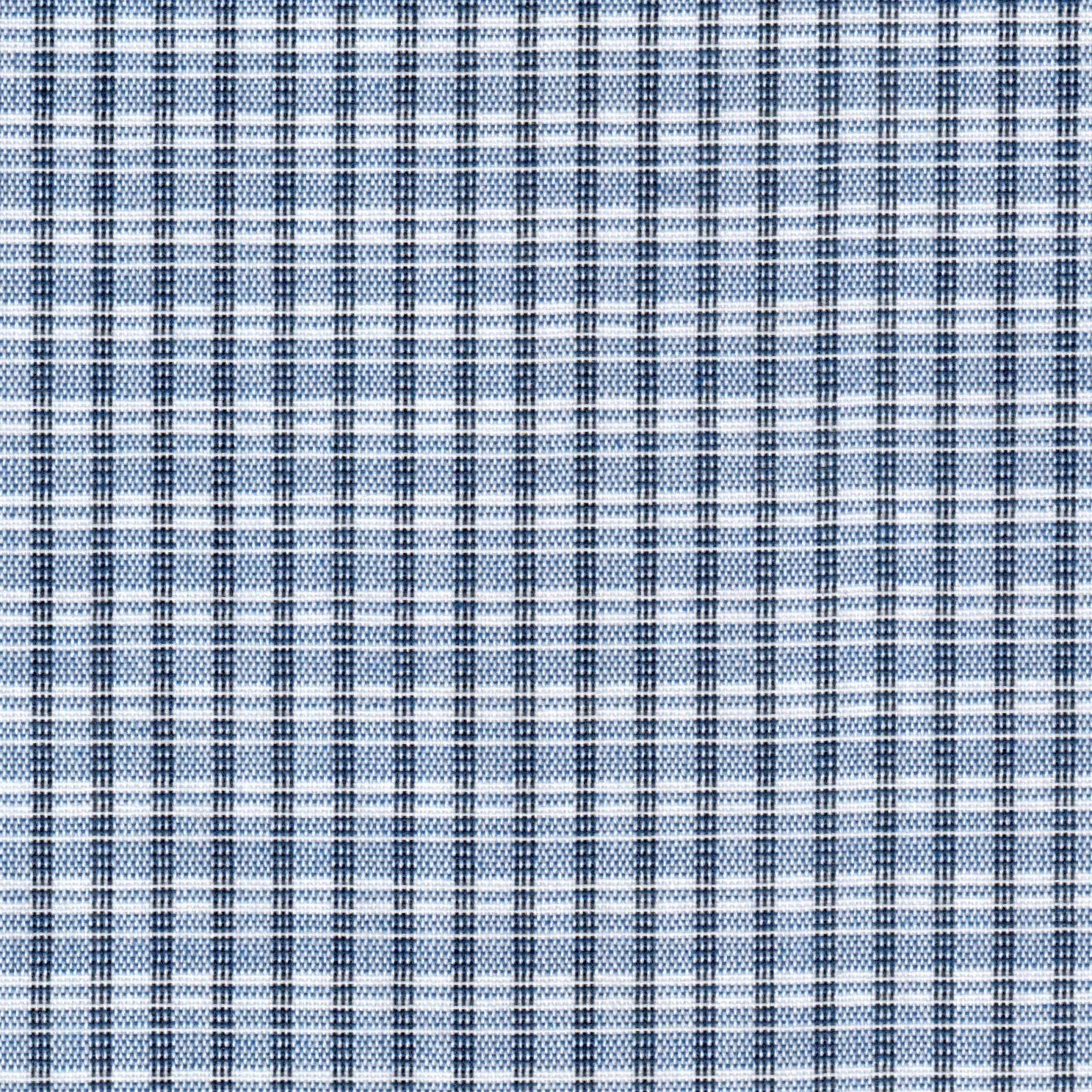 Tela jacquard azul y blanco, poliéster, para uniformes escolares e institucionales SchoolLine
