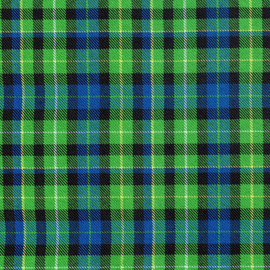 Tela jacquard diagonal verde, azul y negro tipo tartán para uniformes escolares SchoolLine