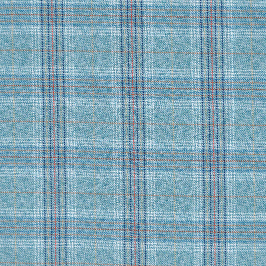 Tela jacquard moline azul de SchoolLine para uniformes escolares e institucionales