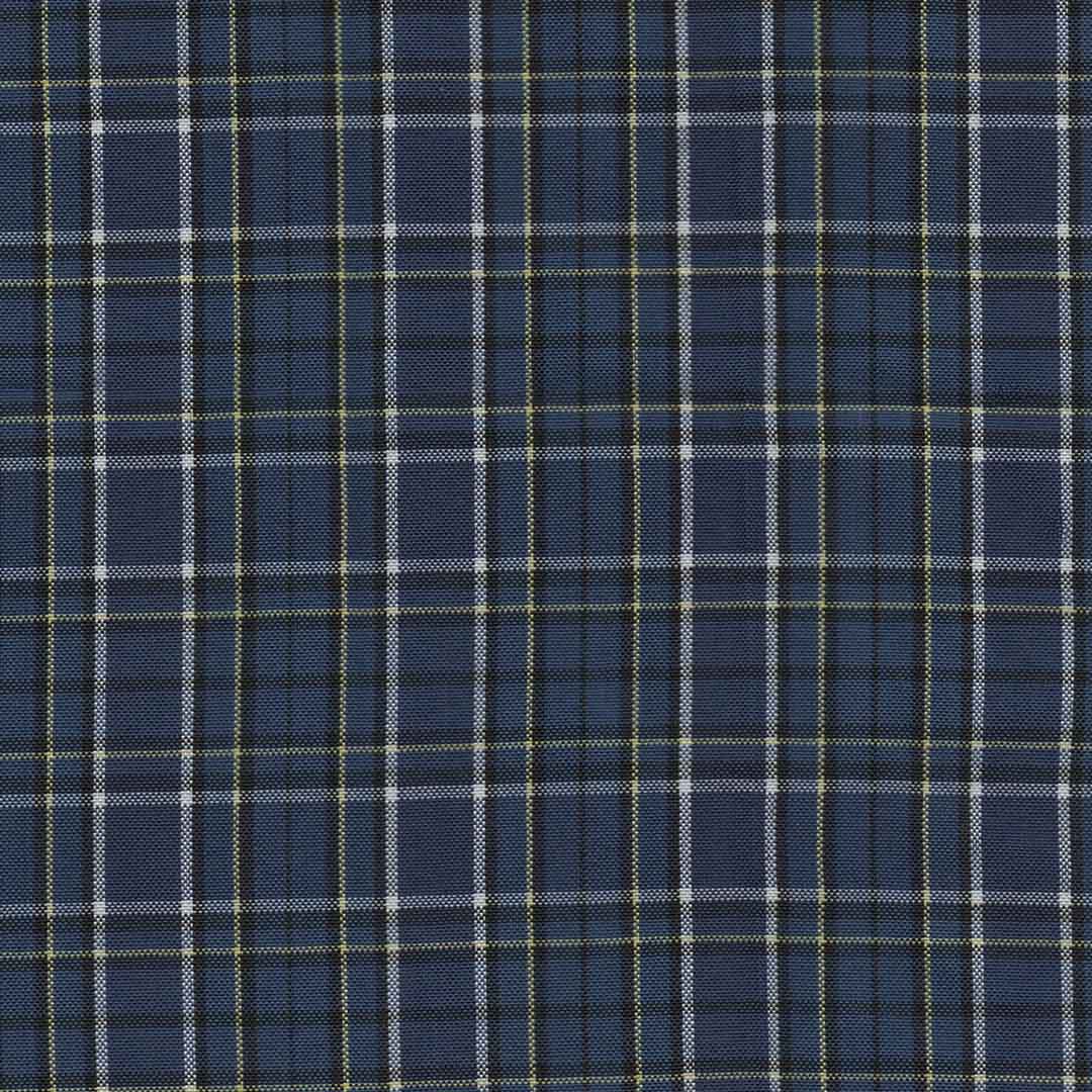 tela de uniforme escolar en tonos azul con con franjas azul claro para falda y pantalon