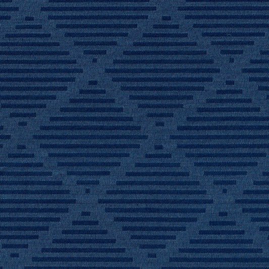 Tela indigo 66001005 de SchoolLine, tejido azul marino con patrón texturizado para uniformes escolares e institucionales.