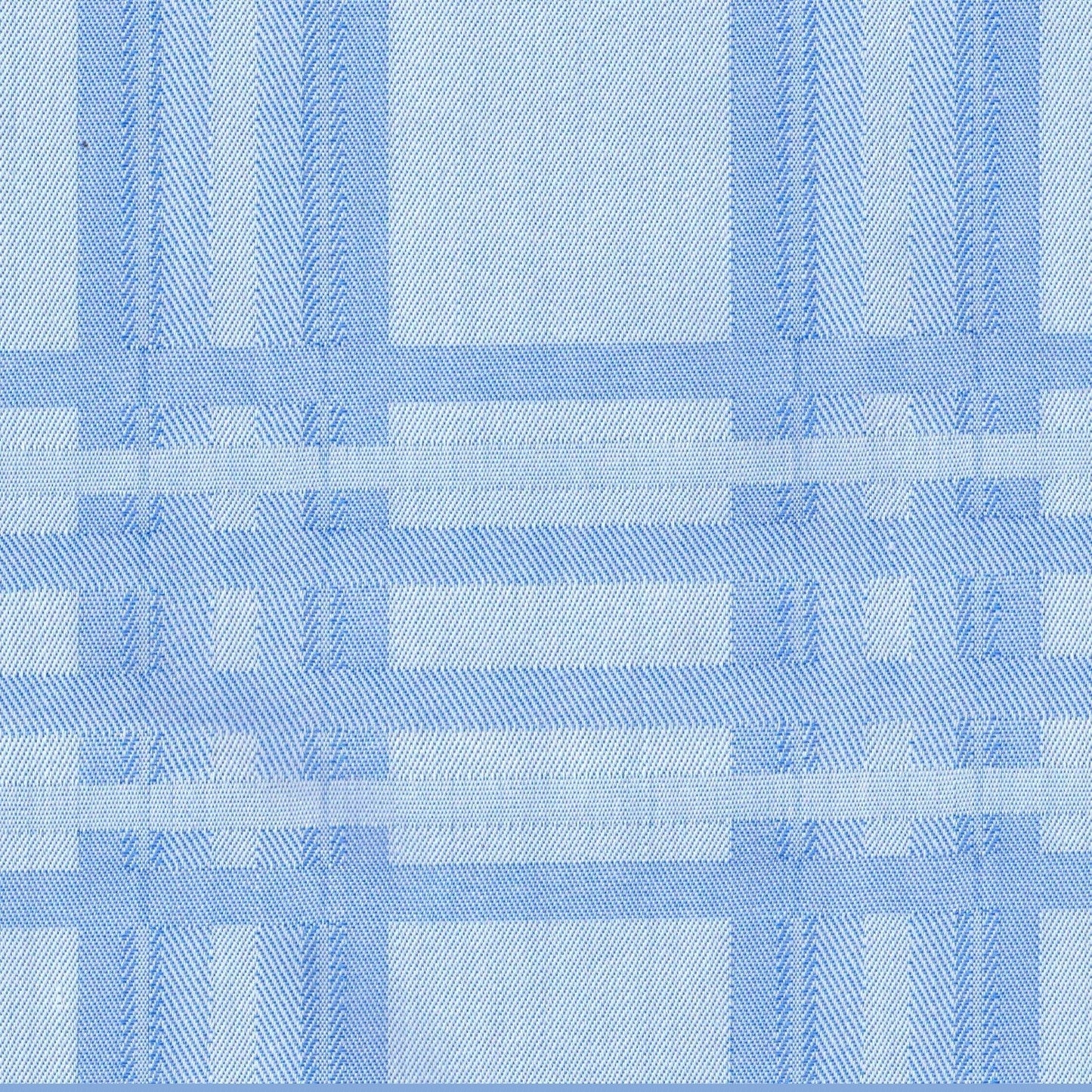 Tela Indigo claro con cuadros azul y blanco; tela para uniformes escolares e institucionales SchoolLine