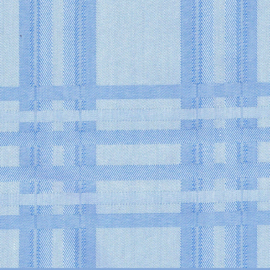 Tela Indigo claro con cuadros azul y blanco; tela para uniformes escolares e institucionales SchoolLine