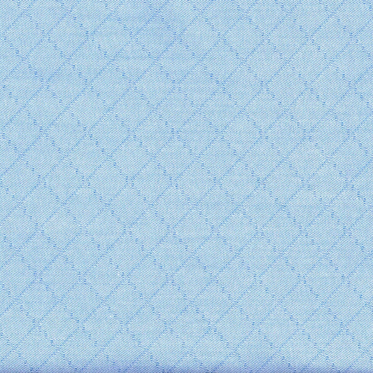 Tela azul claro con cuadricula índigo para uniformes escolares e institucionales SchoolLine