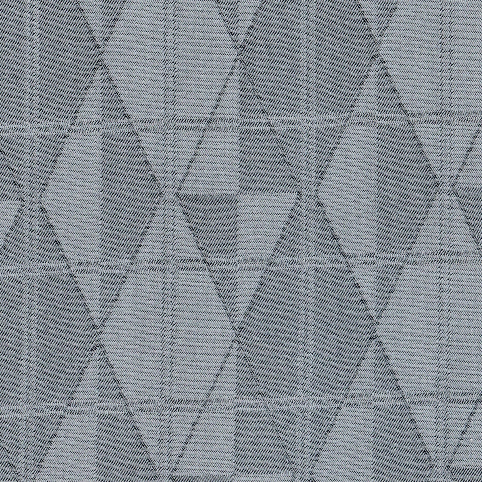 Tela indigo claro con rombos y líneas en gris, tela para uniformes escolares SchoolLine.