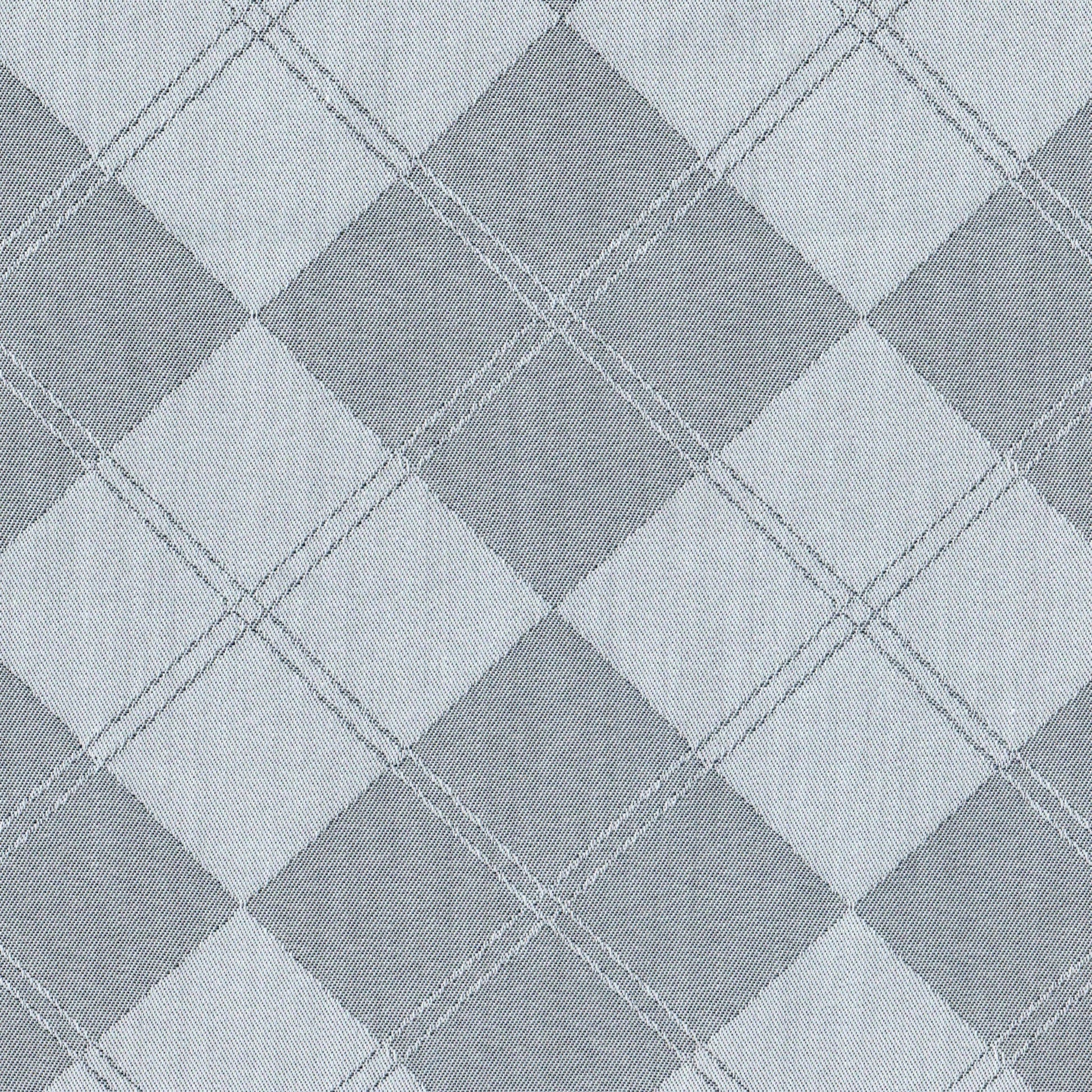 Tela SchoolLine gris claro con cuadros grisáceos, ideal para uniformes escolares e institucionales