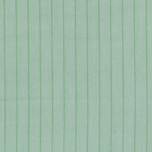 Tela Indigo clear 66002047 de SchoolLine: tela verde claro con rayas verticales, ideal para uniformes escolares e institucionales.