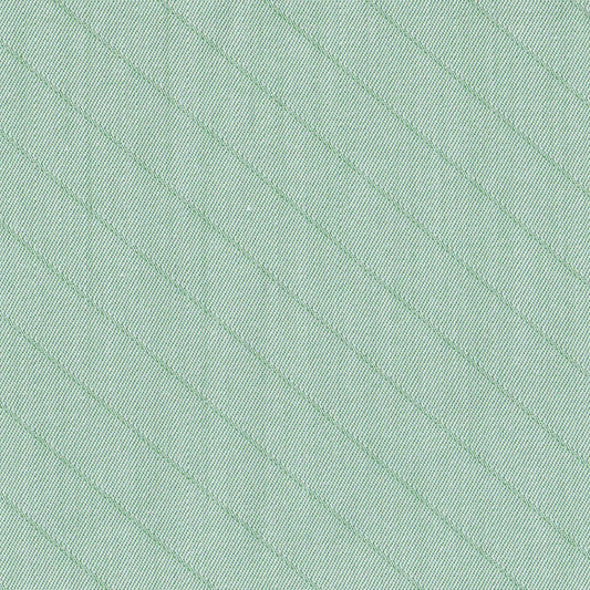 Tela 66002051 Indigo clear para uniforme de SchoolLine; tela verde claro con costuras diagonales.