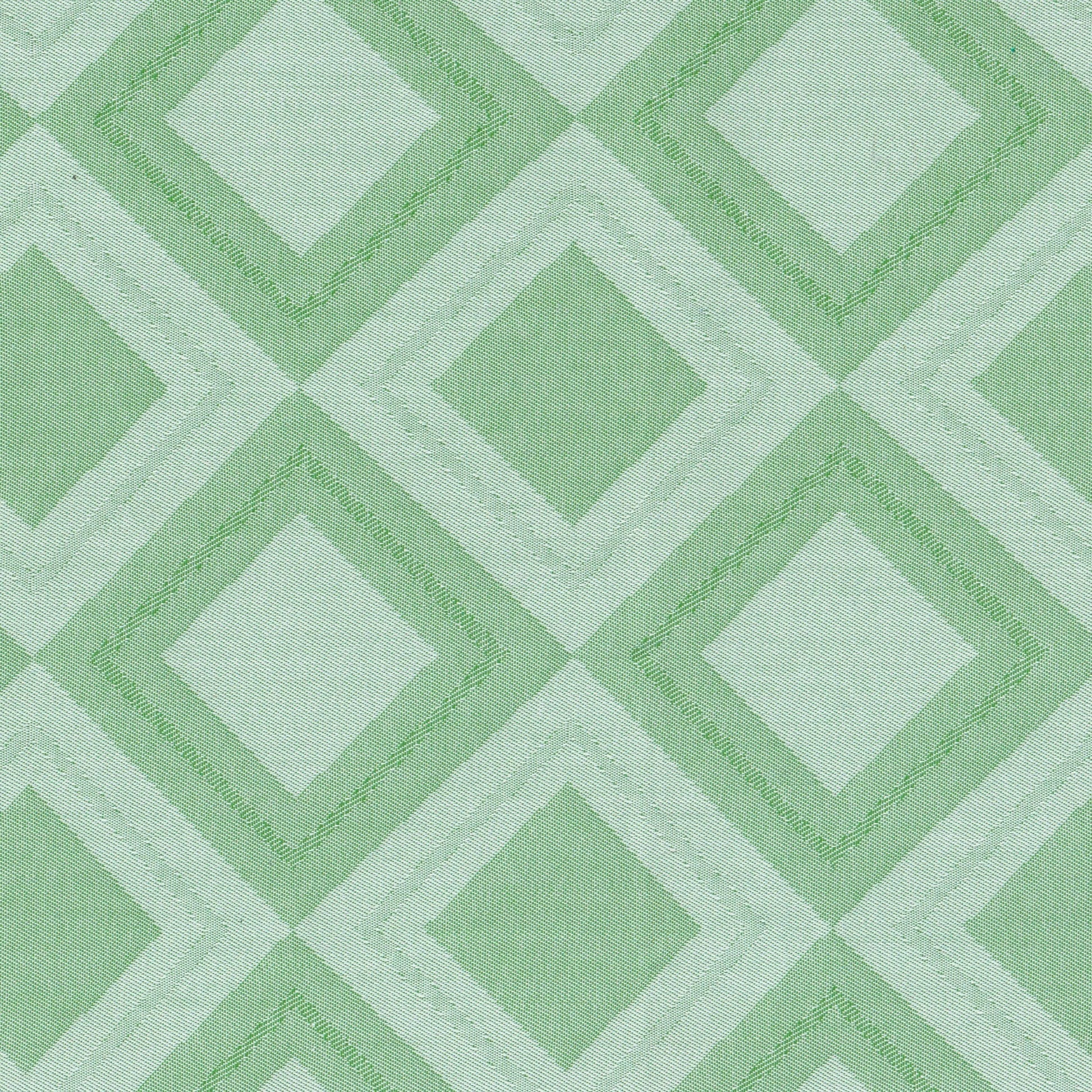 Tela 66002054 Indigo clear para uniforme | School Line en verde claro y verde menta con diseño geométrico de rombos