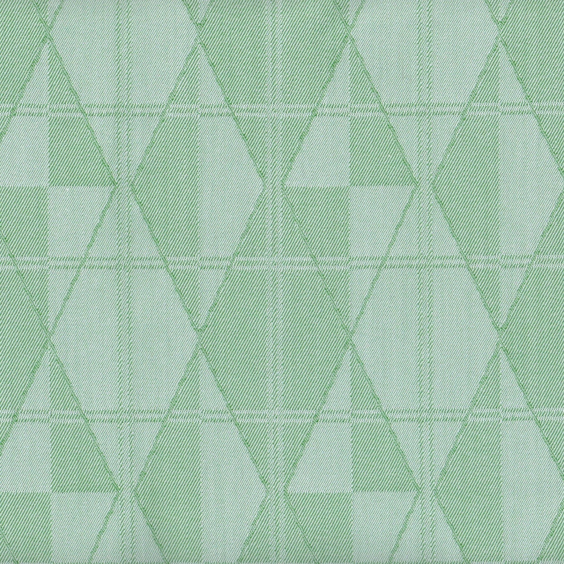 Tela verde claro con diseño geométrico en rombos, de SchoolLine, para uniformes escolares