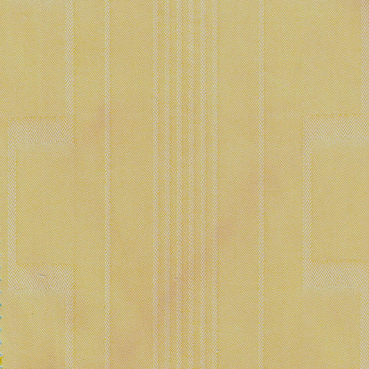 Tela en color amarillo con lineas verticales mas claras decorativas para camisa guayabera