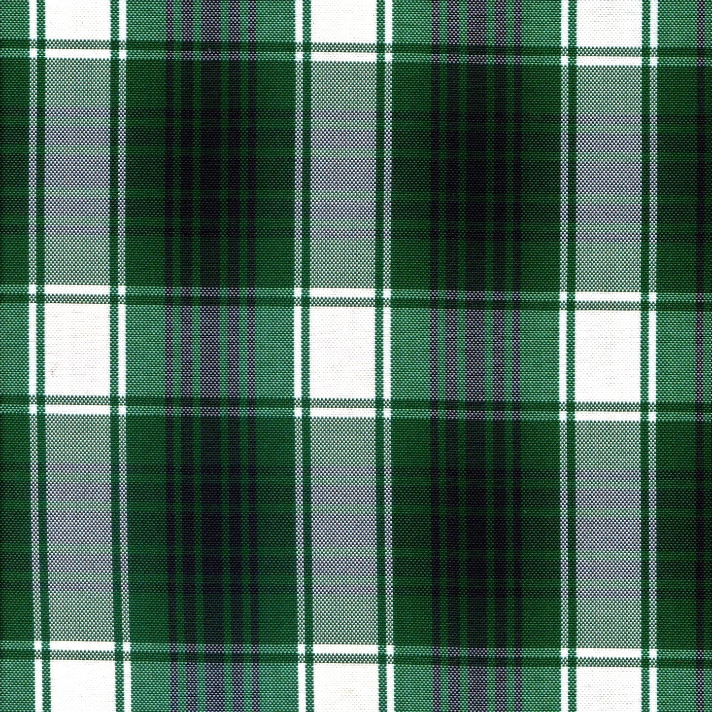 Tela escocesa de poliéster verde con cuadros; ideal para uniformes escolares e institucionales de SchoolLine