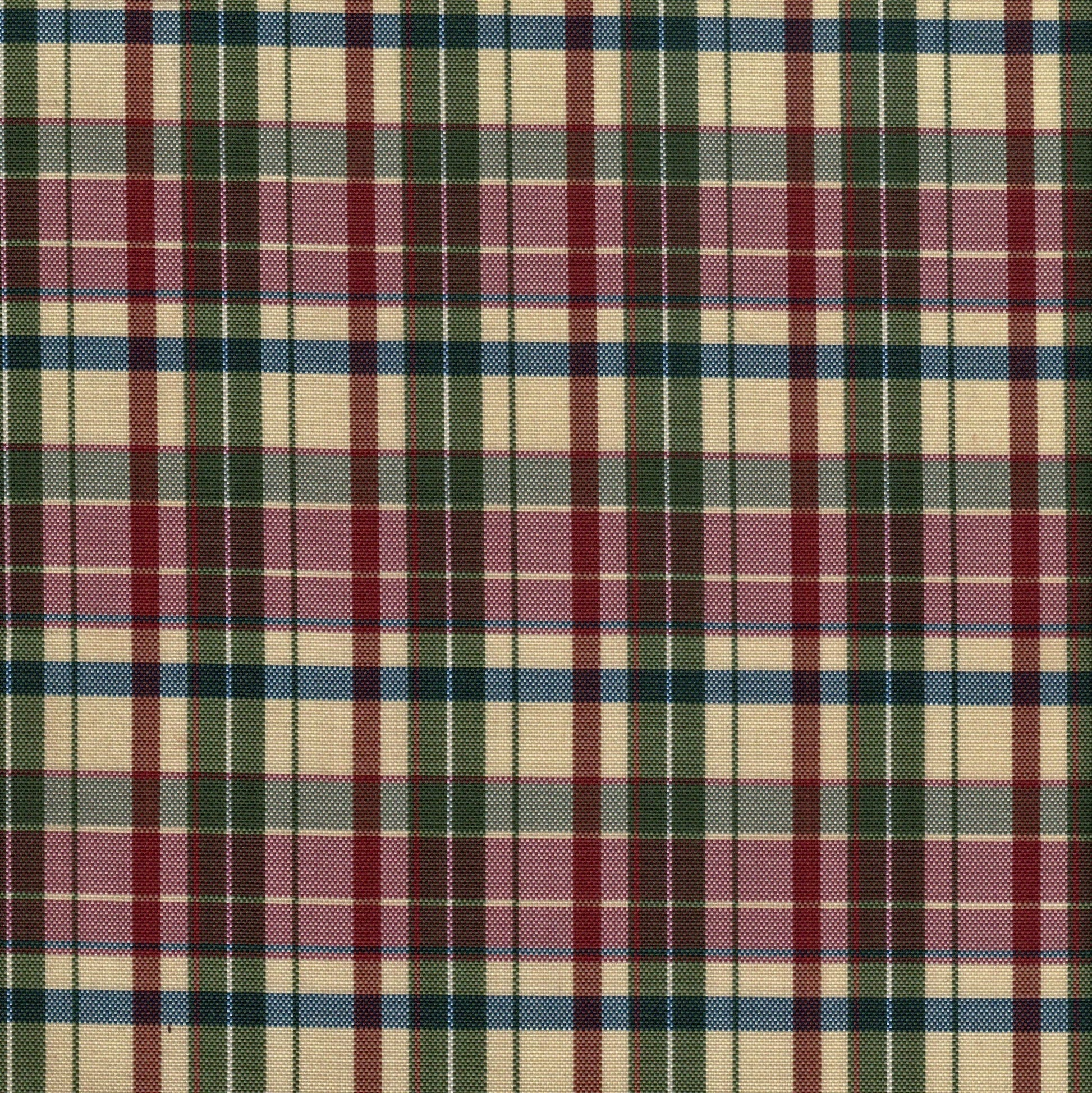 Tela escocesa de poliéster SchoolLine, patrón a cuadros multicolor, ideal para uniformes escolares e institucionales.