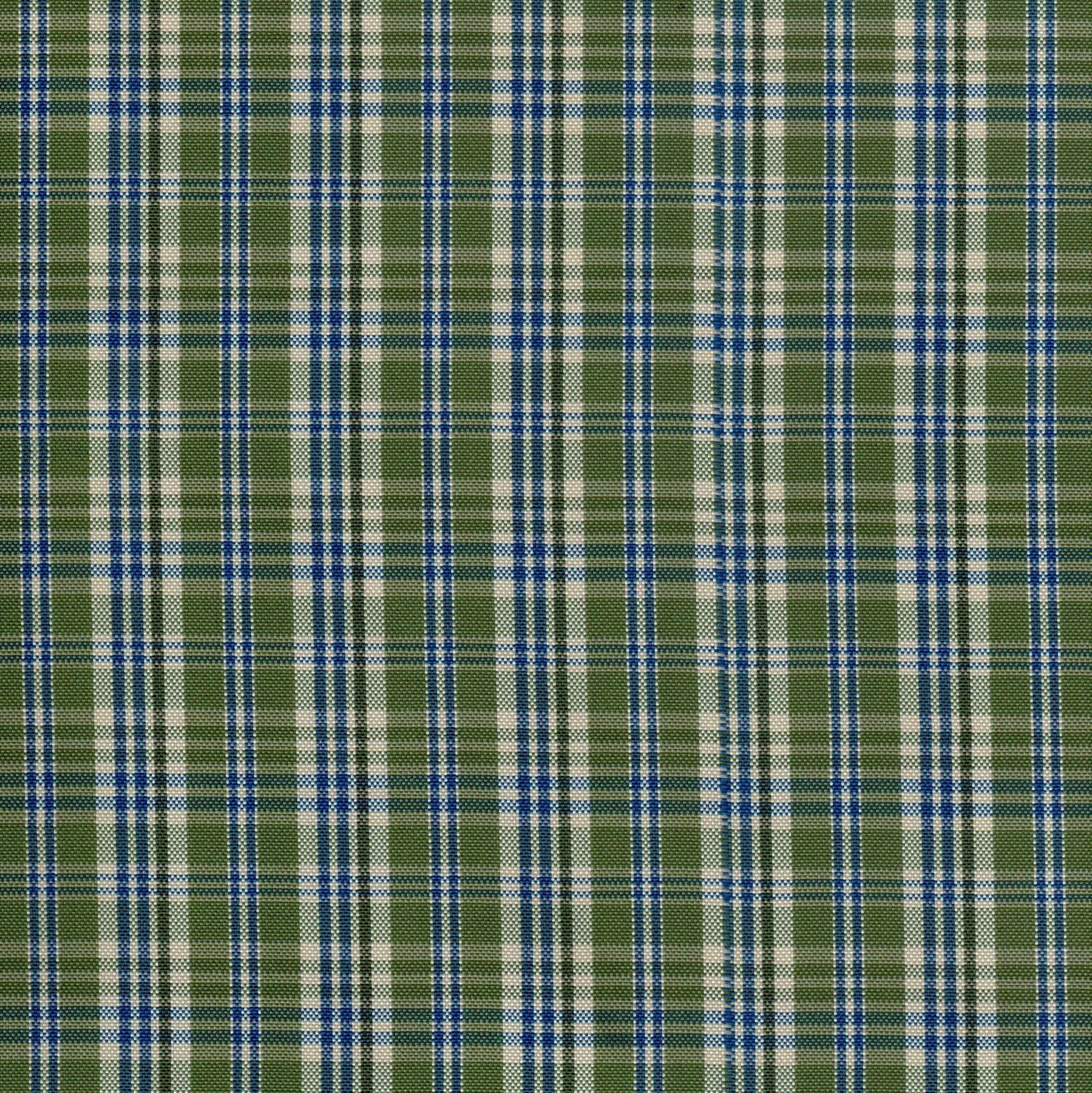 Tela escocesa de poliéster verde y azul, diseño a cuadros; ideal para uniformes escolares e institucionales, SchoolLine.