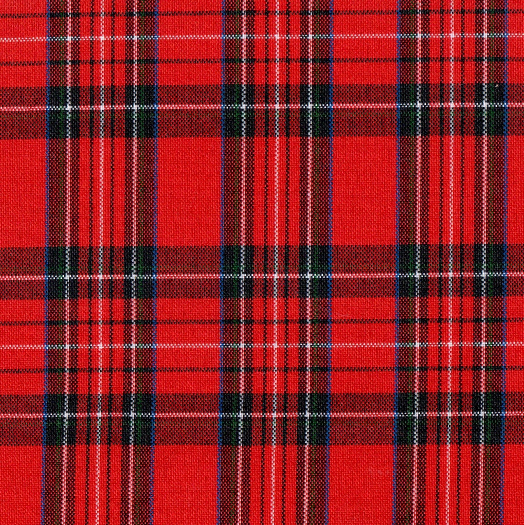 Tela escocesa de poliéster SchoolLine, patrón rojo con cuadros plaid, ideal para uniformes escolares e institucionales