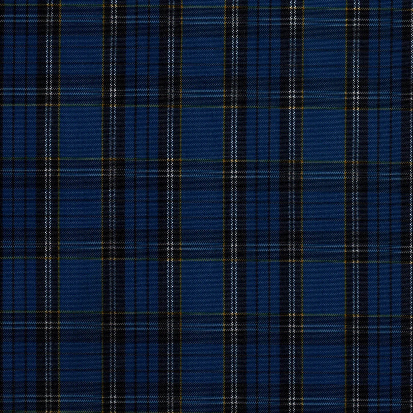 Tela escocesa de poliéster SchoolLine en azul con cuadros, ideal para uniformes escolares.