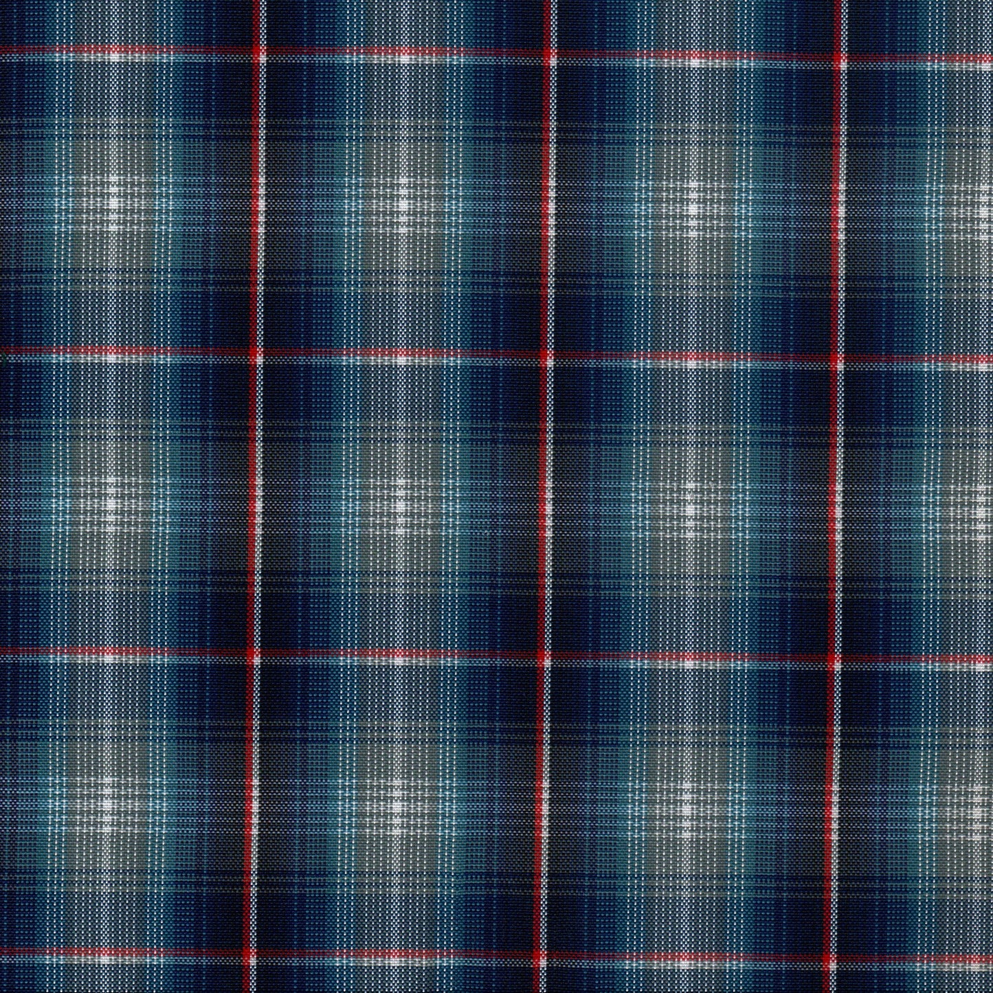 Tela escocesa de poliéster azul con cuadros rojos para uniformes escolares, de SchoolLine