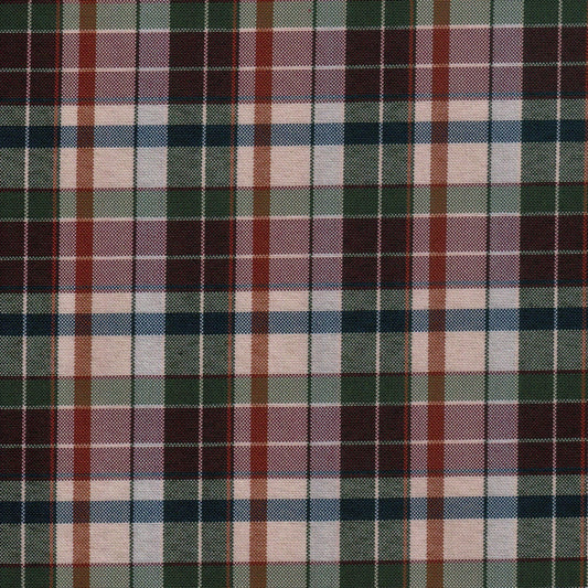 Tela escocesa de poliéster SchoolLine en rojo bur