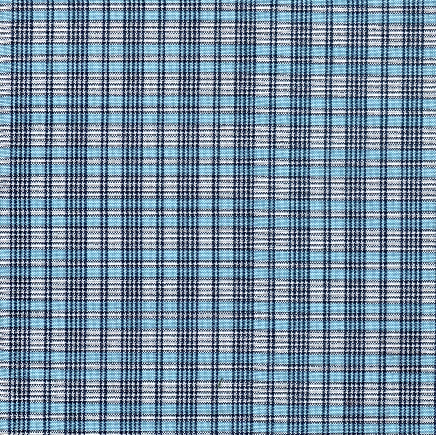 Tela escocesa de poliéster azul claro y marino con cuadro tartán; ideal para uniformes escolares e institucionales SchoolLine