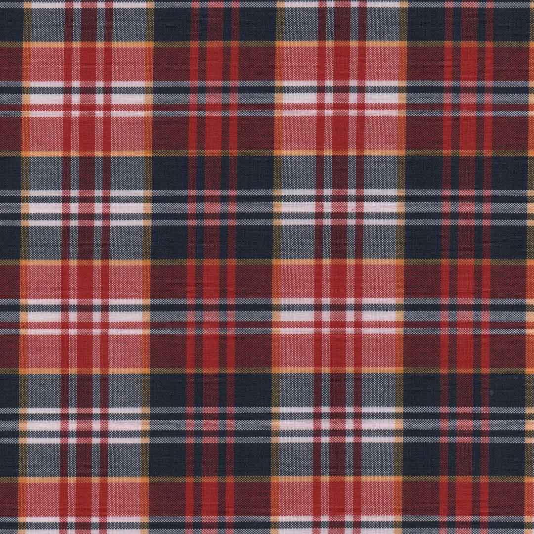 tela de uniforme a cuadros en colores azules y rojos ideal para pantalones y faldas escolares